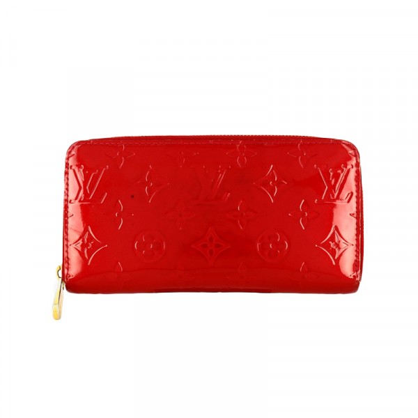 Portefeuille Louis Vuitton Zippy en Cuir Monogram Vernis