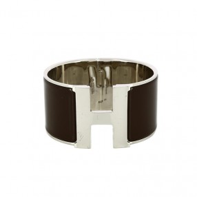 Bracelet Hermès Clic H Marron