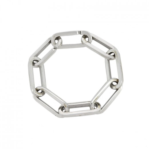 Bracelet Dinh Van Maillon XL en Argent