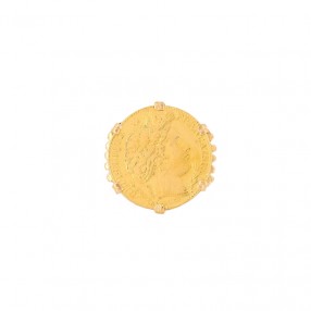 Bague Pièce de 10 Francs en...