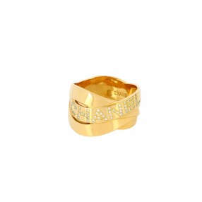 Bague Chanel en Or Jaune et...