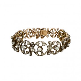 Bracelet Ancien en Or Rose,...