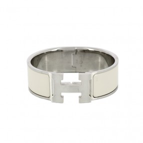 Bracelet Hermès Clic H Blanc