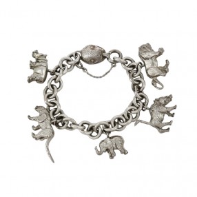 Bracelet Breloques Animaux...