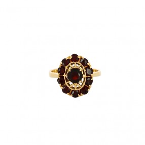 Bague Marguerite Moderne en...