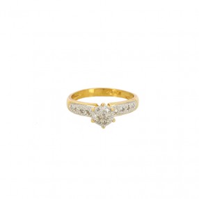 Bague Style Solitaire en...