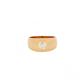 Bague Jonc en Diamant & Or...