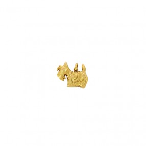 Pendentif Chien en Or Jaune