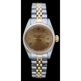 Montre Rolex Lady Date Or et Acier