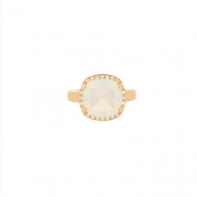 Bague en Or, Quartz et...