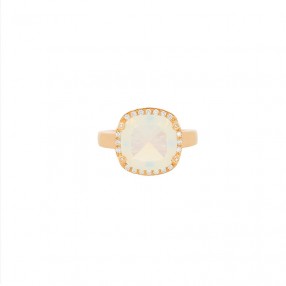 Bague en Or, Quartz et...