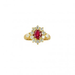 Bague Marguerite en Or,...