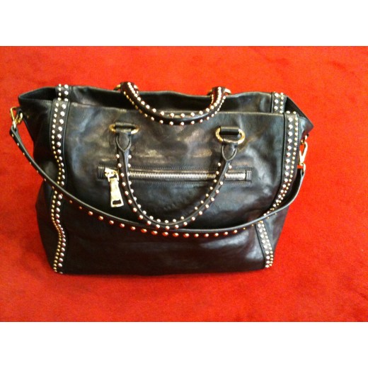 Sac  Prada "Fourre-tout" en cuir noir 