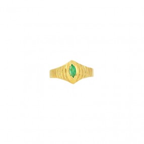 Bague en Or et Emeraude
