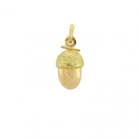 Pendentif Gland en Or Massif