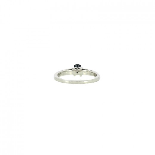 Bague Mauboussin 'Petit Et Grand Mot D'Amour' - Saphir Et Diamants, Or Blanc 18k
