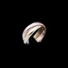 Bague Cartier " Trinity " trois ors