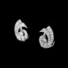 Boucles d'oreilles clip or diamants des années 1930