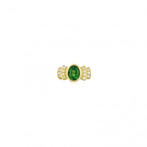 Bague en Or, Tourmaline et...
