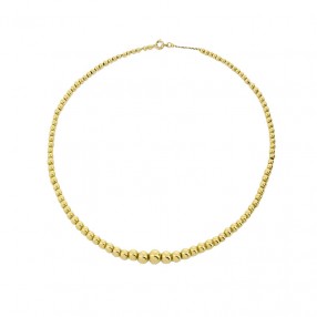 Collier de Perles d'Or en...