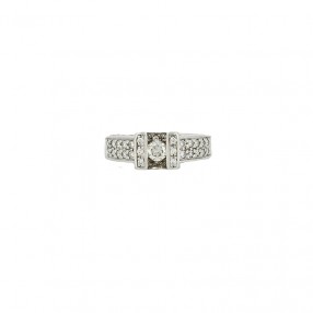 Bague Style Solitaire en Or...