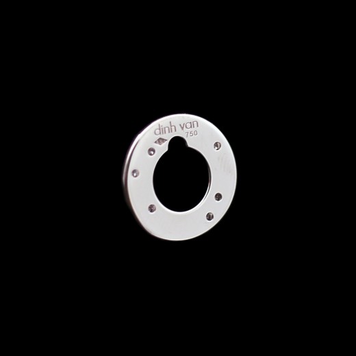 Pendentif Dinh Van " Cible "  Or et diamants