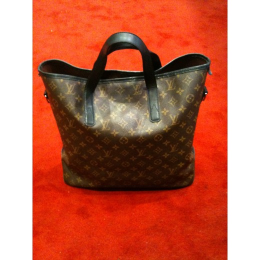 Sac Louis Vuitton "Davis" en toile monogram Macassar