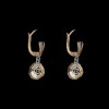 Boucles d'oreilles anciennes deux ors