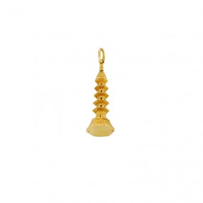 Pendentif Pagode en Or