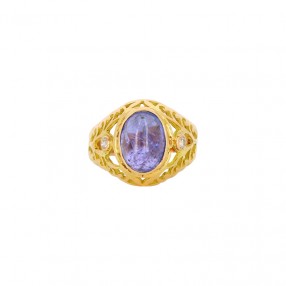 Bague Chevalière en Or,...
