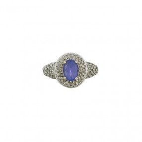 Bague en Or, Iolite et...