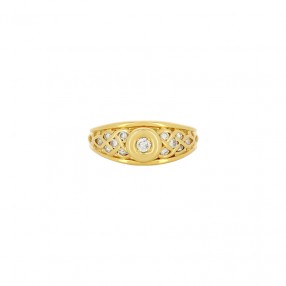 Bague forme Jonc Ajouré en...