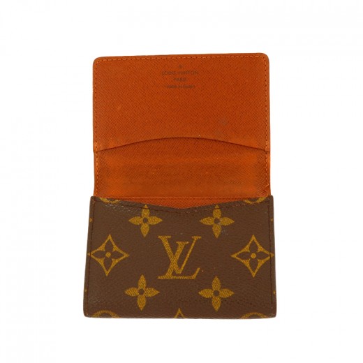 Enveloppe pour Cartes de Visite Louis Vuitton en Toile Monogram