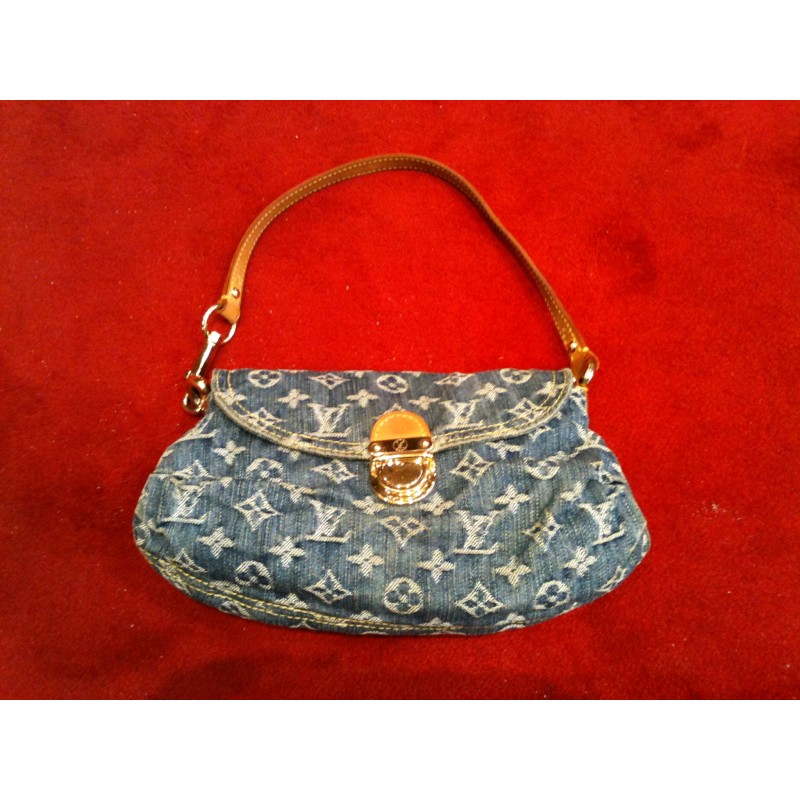 Sac Louis Vuitton Mini Pleaty monogram denim