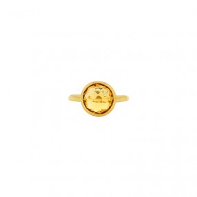 Bague en Or et Citrine...