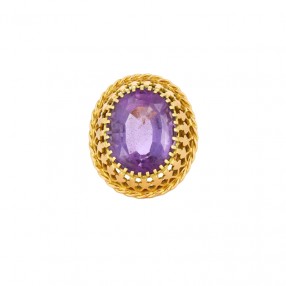 Bague en Or et Améthyste