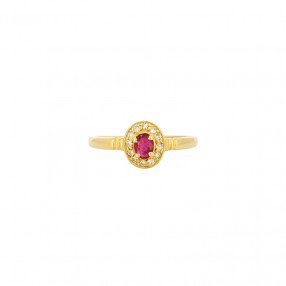 Bague Marguerite en Or,...