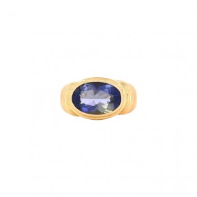 Bague en Or et Iolite