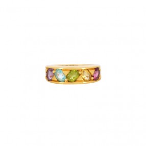 Bague Tutti Frutti en Or et...