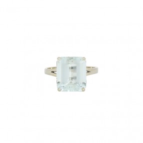Bague en Or et Aigue-Marine