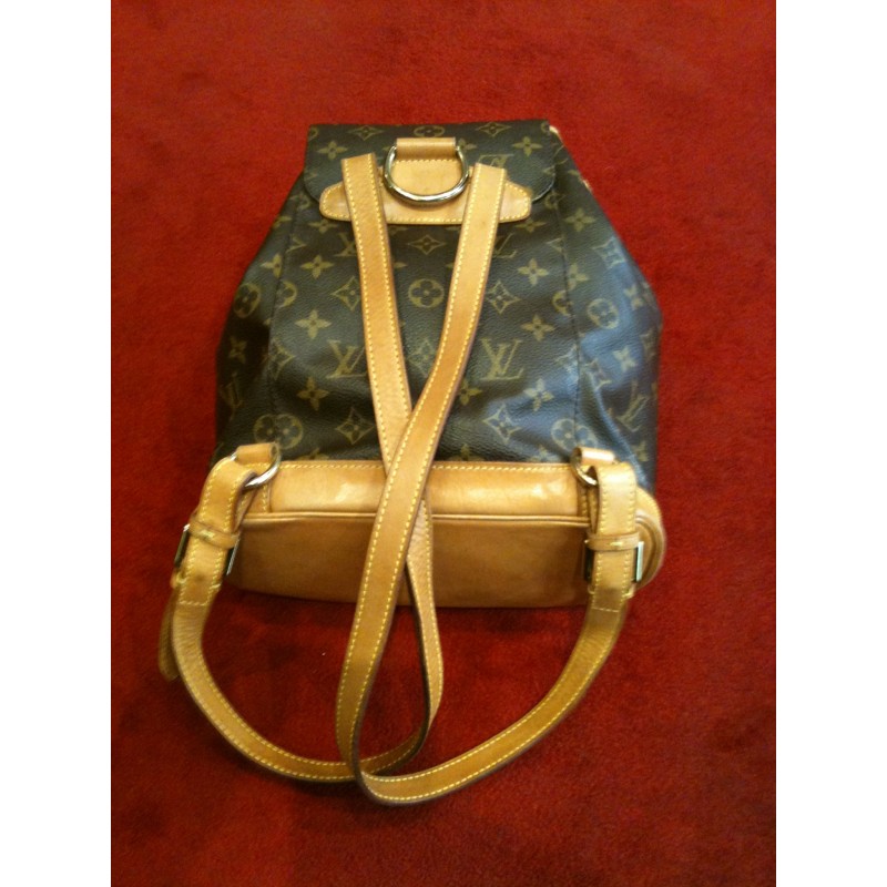 Sac à dos Louis Vuitton Montsouris petit modèle en toile monogram