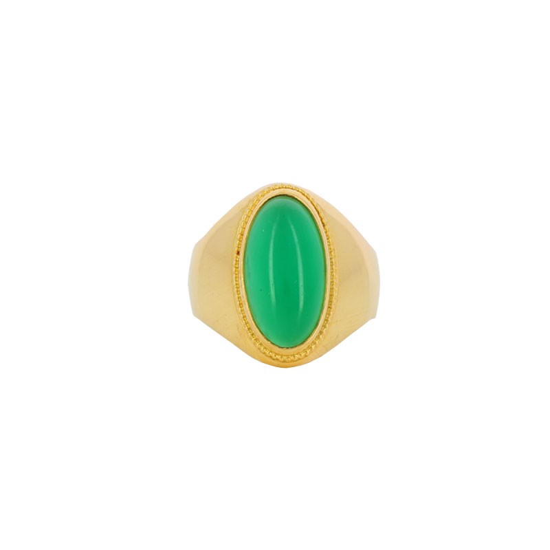 Bague Chevalière Or 9 Carats Carissima Gold - Modèle Vintage Pour Fille, Or Jaune 375/1000