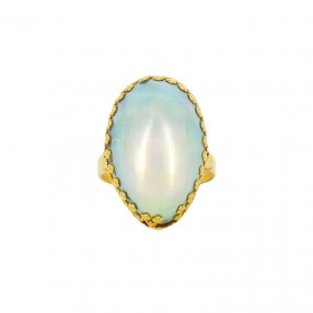 Bague en Or et Demi Perles...