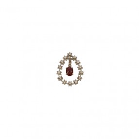 Pendentif en Or Rubis et...