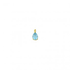 Pendentif Goutte en Or et...