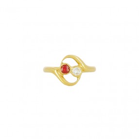 Bague Ancienne en Or, Rubis...