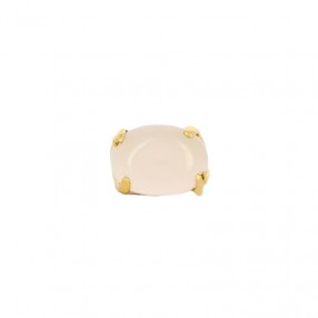 Bague en Or et Quartz Rose