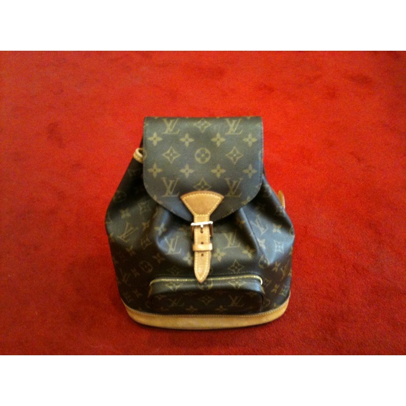 Sac à dos Louis Vuitton Montsouris petit modèle en toile monogram