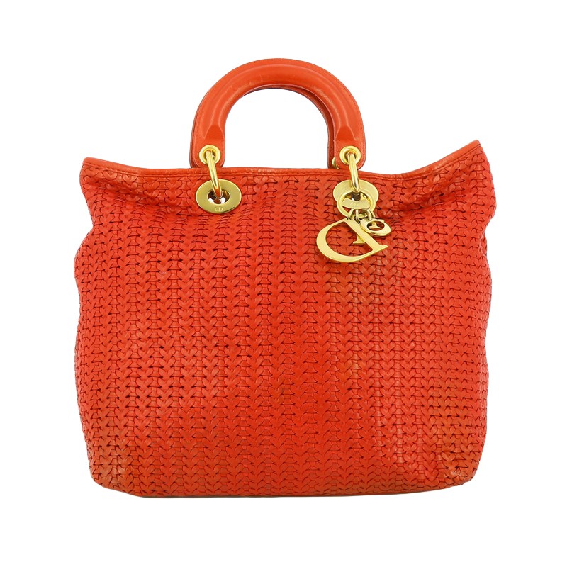 Sac Lady Dior Large en cuir verni beige Dior Seconde Main Occasion Vintega #34 Sac Lady Dior Large en cuir verni beige Dior Seconde Main Occasion Vintega