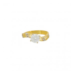 Bague Type Solitaire en...